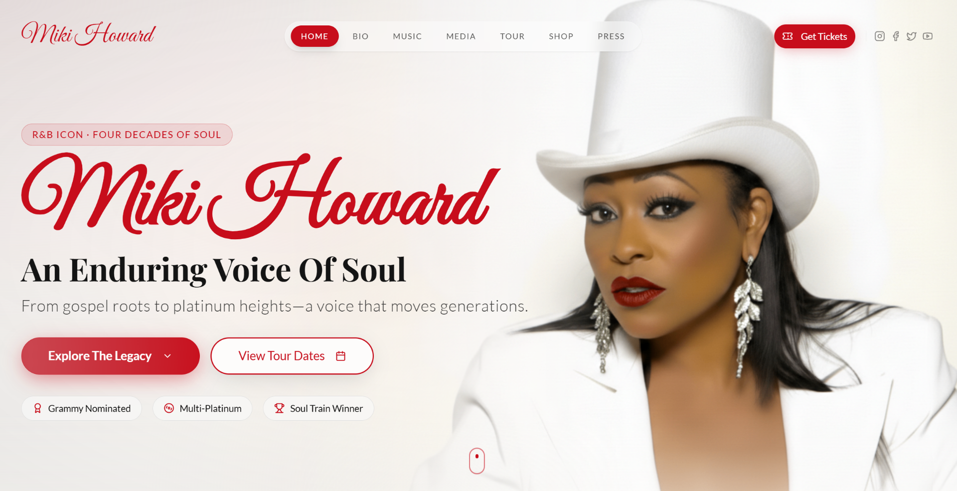 Miki Howard. Legacy Artist • Digital Experience